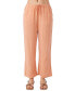 ფოტო #1 პროდუქტის Juniors' Brenda Cotton Gauze Wide-Leg Pants