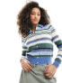 Фото #1 товара Levi's Salma cardigan in pink blue stripe