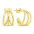 Fashion Gold Plated Hoop Earrings EA877Y
