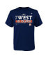 Фото #3 товара Big Boys Navy Houston Astros 2022 AL West Division Champions Locker Room T-shirt