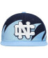 ფოტო #3 პროდუქტის Men's Carolina Blue, Navy North Carolina Tar Heels Sharktooth Snapback Hat