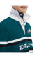 Фото #3 товара Men's Green Philadelphia Eagles Cory Varsity Rugby Long Sleeve T-shirt