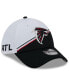 Men's White, Black Atlanta Falcons 2023 Sideline 39THIRTY Flex Hat Черно-белый, M/L - фото #1