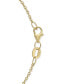 Фото #3 товара EFFY Collection d'Oro by EFFY® Diamond Textured Circle Pendant (3/4 ct. t.w.) in 14k Gold