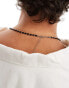 Faded Future beaded festival necklace in black - фото #3