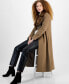 ფოტო #3 პროდუქტის Women's Single-Breasted Faux-Fur-Collar Maxi Coat