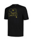 Фото #3 товара Men's Black LSU Tigers Big Tall Pop T-Shirt