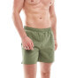 ASOS 4505 5 inch performance swim shorts in khaki Зеленый, L - W36 - фото #1