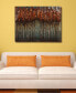 Sunset Ground Mixed Media Iron Hand Painted Dimensional Wall Art, 30" x 40" x 2"