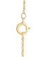 ფოტო #5 პროდუქტის Diamond Turtle 18" Pendant Necklace (1/20 ct. t.w.) in 10k Gold, Created for Macy's