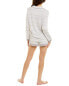Cosabella 2Pc Bella Comfort Top & Boxer Pajama St Women's Grey Xl
