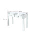 Фото #6 товара W 39.4"X D 15.7" X H 31.5" Double Draw Dressing Table, Escritorio For Entrance Corridor Living Room