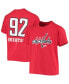 Фото #2 товара Big Boys Evgeny Kuznetsov Red Washington Capitals Underdog Name and Number T-shirt