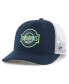 Big Boys Navy, White Seattle Seahawks Scramble Adjustable Trucker Hat