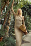 Фото #2 товара Платье с текстурным узором и блеском ZARA