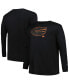 Men's Black Florida Gators Big and Tall Pop Long Sleeve T-shirt