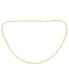 ფოტო #2 პროდუქტის Diamond Accent Figaro Chain Necklace