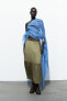 Фото #1 товара Плиссированная юбка из сатина ZARA