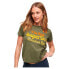Фото #1 товара SUPERDRY 70´S Script Metallic Logo short sleeve T-shirt