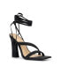 ფოტო #2 პროდუქტის Women's Ines Lace Up Heel Sandal