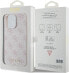 Guess Guess GUHCP15XG4GFPI iPhone 15 Pro Max 6.7" różowy/pink hard case 4G Metal Gold Logo