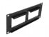 Delock 81379 - Black - Metal - Rack mounting - 2U - 254 mm - 87 mm