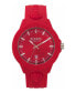 ფოტო #1 პროდუქტის Men's 3 Hand Date Quartz Tokyo Red Silicone Watch, 43mm