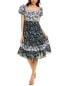 Фото #1 товара Celina Moon Smocked Midi Dress Women's