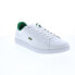 Фото #3 товара Lacoste Hydez 119 1 P SMA Mens White Leather Lifestyle Sneakers Shoes