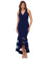 ფოტო #1 პროდუქტის Women's Sleeveless High-Low Midi Dress