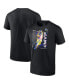 Фото #2 товара Men's Cooper Kupp Black Los Angeles Rams Super Bowl LVI Champions MVP T-shirt