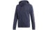 Фото #1 товара adidas 运动型格连帽针织夹克外套 男款 蓝色 / Куртка Adidas Trendy Clothing Featured Jacket DQ3117