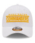 Men's White Washington Commanders Wordmark Iced II 39THIRTY Flex Hat