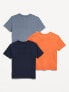 Фото #2 товара Short-Sleeve Graphic T-Shirt 3-Pack for Boys