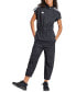 Фото #1 товара Women's Cotton Relaxed Tiro 3-Stripe Jumpsuit