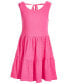 ფოტო #1 პროდუქტის Little Girls Textured Tank Skater Dress, Created for Macy's