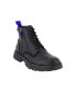 Men's Side Zip Lace Up Rubber Sole Work Boots