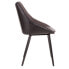 Фото #6 товара Marche TwoTone Chair in Faux Leather and Fabric Set of 2