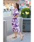 Фото #6 товара Платье смокинговое Jessie Zhao New York фиолетовое средней длины