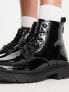 Фото #3 товара Levi's lace up leather boot in black