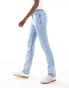 In The Style Tall straight leg jeans in light blue wash