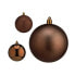 Set of Christmas balls Brown Plastic Ø 8 cm 8 x 8 x 47 cm (24 Units)