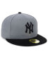 Фото #2 товара New York Yankees Basic Gray Black 59FIFTY Fitted Cap