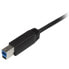 Фото #6 товара StarTech.com USB-C to USB-B Cable - M/M - 2 m (6 ft.) - USB 3.0 - 2 m - USB C - USB B - USB 3.2 Gen 1 (3.1 Gen 1) - Male/Male - Black