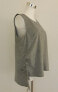 1 State Women's Sleeveless Lace Up Sides Faux Suede Top Gray M