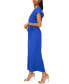 ფოტო #4 პროდუქტის Women's Tie-Waist Wide-Leg Flutter-Sleeve Jumpsuit
