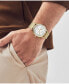 ფოტო #4 პროდუქტის Men's Swiss Chronograph Heritage Series Circa Gold Ion Plated Steel Mesh Bracelet Watch 43mm