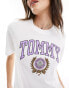 Фото #2 товара Tommy Jeans relaxed varsity t-shirt in white