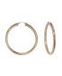 ფოტო #1 პროდუქტის Round Polish Hoop Earrings in 18k Yellow Gold 1 3/8"