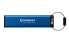Фото #2 товара Kingston IronKey Keypad 200 - 8 GB - USB Type-A - 3.2 Gen 1 (3.1 Gen 1) - 145 MB/s - Cap - Blue